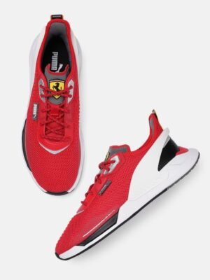 PUMA Motorsport Unisex Red Textured Ferrari IONSpeed Sneakers