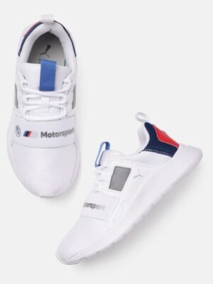 PUMA Motorsport White BMW MMS Wired Cage SoftFoam Sneakers