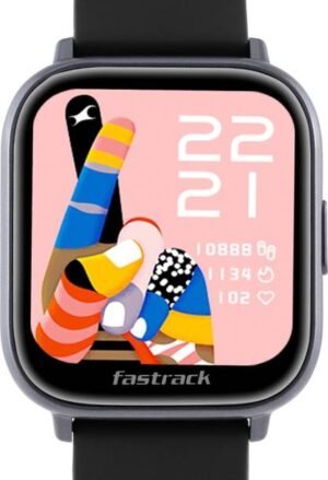 Fastrack Reflex Vybe 1.5 HD Display|50+ Sports Mode|BP Monitor|Game| Smartwatch