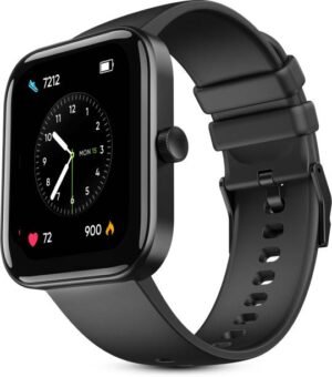 Mivi Model E with 1.69" Display, 7-Day Battery Life , Spo2, Heart Rate Monitor. Smartwatch