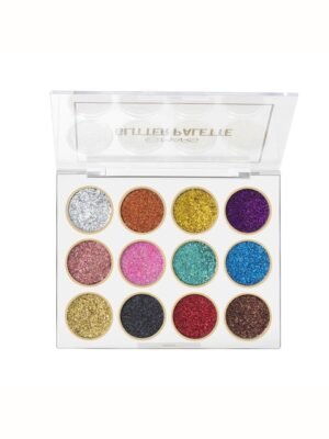 MARS 12 Shade Ultra Pigmented Glitter Eyeshadow Palette Shade-01