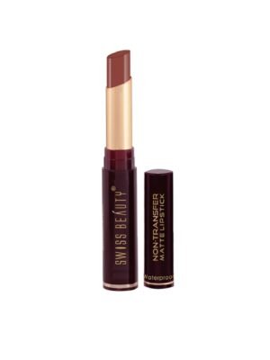 SWISS BEAUTY Non-Transfer Matte Lipstick 2 gm- Cute Nude 9