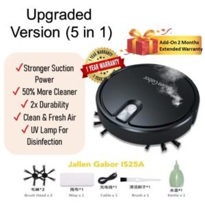 3 in 1 USB Smart Sweeping Robot Vacuum Cleaner Rechargeable Mopping Wireless 1500Pa Robotic Vacuum Cleaner For Home