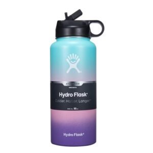 Gradient color graduated water bottle