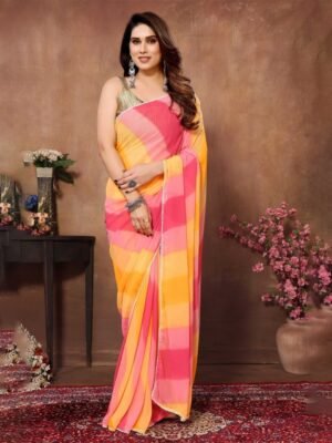 Mitera Leheriya Ready to Wear Saree