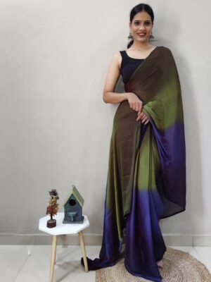 Mitera Ombre Dyed Ready to Wear Saree