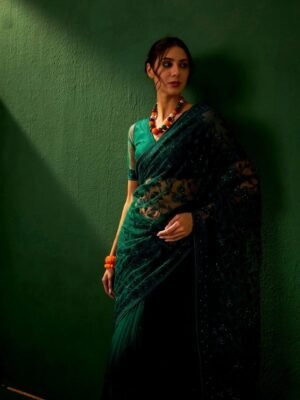 Sangria Embroidered Sarees