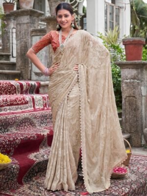 Saree mall Floral Woven Design Embellished Bagru Sarees