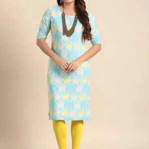 Anouk Rustic Ethnic Motifs Printed Straight Kurti