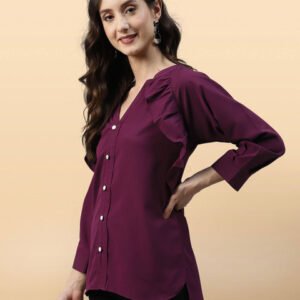 Anouk Rustic V-Neck Ruffled Tunics