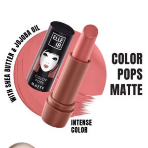 ELLE 18 Color Pop Moisturising Matte Lip Color With Jojoba Oil 4.3g - P25 Rose Nude