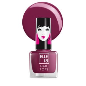 ELLE 18 Nail Pops Long Lasting Nail Polish Quick Dry Formula For Glossy Finish 5ml - 181