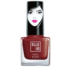 ELLE 18 Nail Pops Long Lasting Nail Polish Quick Dry Formula For Glossy Finish 5ml - 122