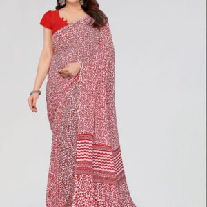 STYLE MODA Poly Georgette Saree